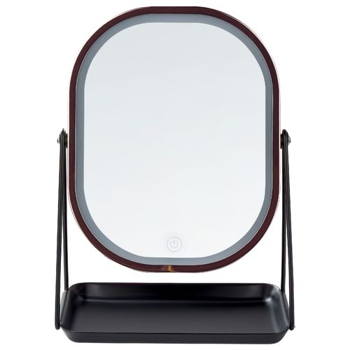 Miroir de table LED DORDOGNE Rose doré