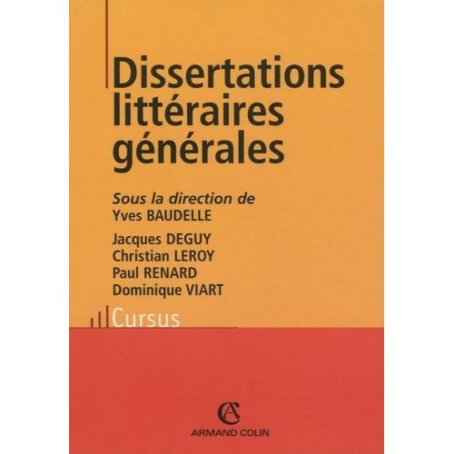Dissertations Littéraires Générales