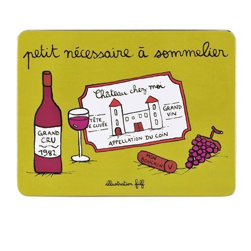 Derriere La Porte - P005-M021295 - Boite A Vin (Garnie) Chateau Chez Moi - Coffret Vin
