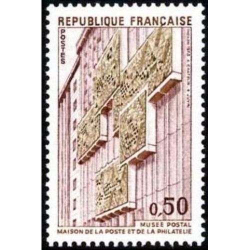 Timbre France 1973 Oblitéré - Musée Postal. Maison De La Poste Et De La Philatélie - 0.50 Yt1782