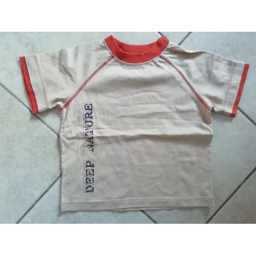 Tee Shirt Manches Courtes Garçon 3 Ans.