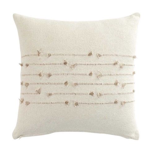 Coussin Déco "Golden Sunset" 40x40cm Naturel