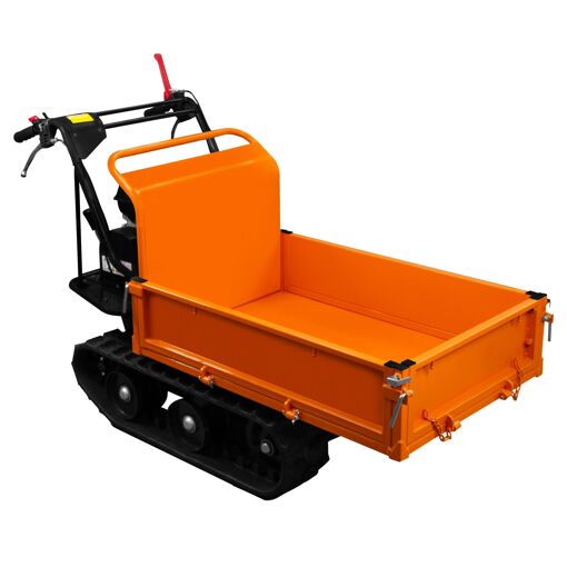 Mini dumper 6.5CV sur 2 Chenilles 18cm Brouette Electrique Motorisé...
