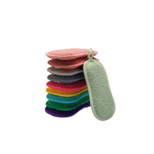 LOT DE 10 éponges nettoie-tout - Venteo - Multicouleur - Eponges double-face - toutes surfaces/Lavable en machine
