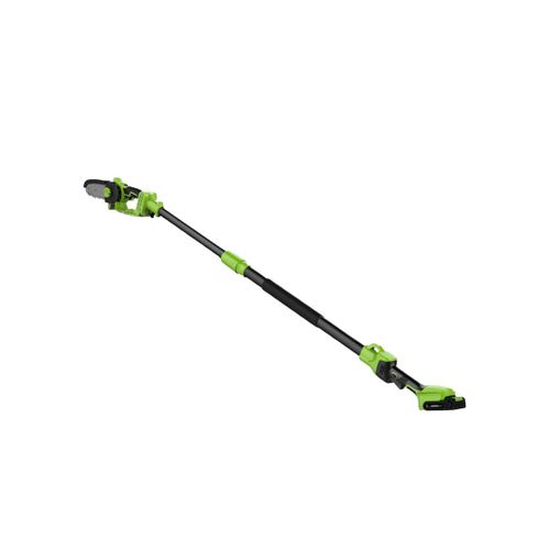 Venteo - Tronçonneuse sans fil 2en1 avec bras télescopique - Légère/maniable -Pour bricolage/coupe/élagage -Rechargeable sur batterie 20V