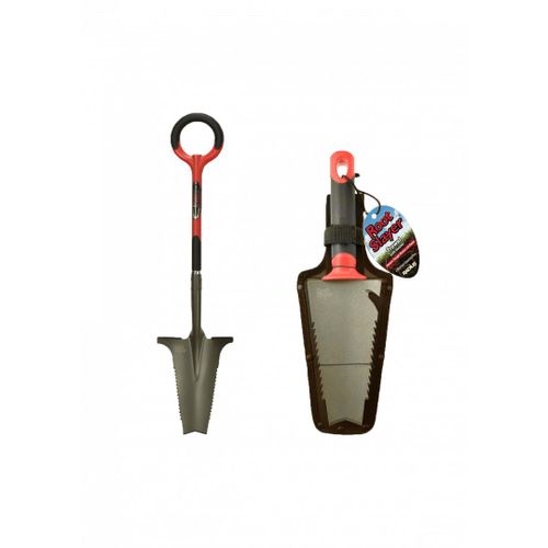 Venteo - Pack Duo - RootSlayer? - Noir - Adulte - Outils jardin - Bêche - Transplantoir - Acier de carbone - Manche 360°