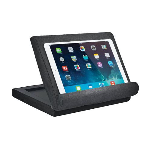 Venteo | Support Tablette / Livre | Pilow Pad New | Support Tablette Ajustable Multi Angles | Gris | Adulte | Compatible Tablettes
