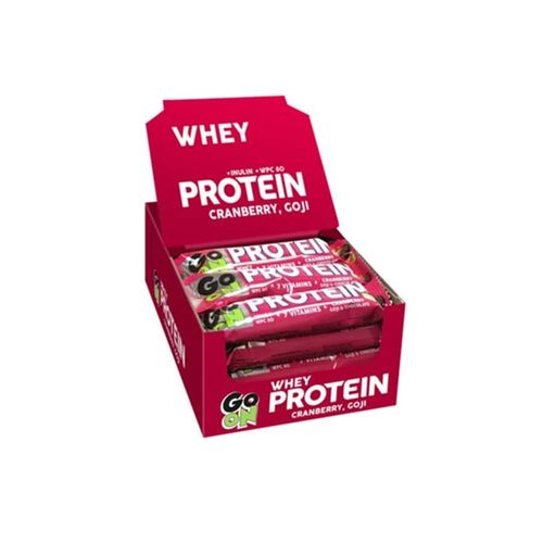 Boîte Protein Bar 20% (24x50g)|Cranberry|Barres Protéinées|Go On Nutrition 