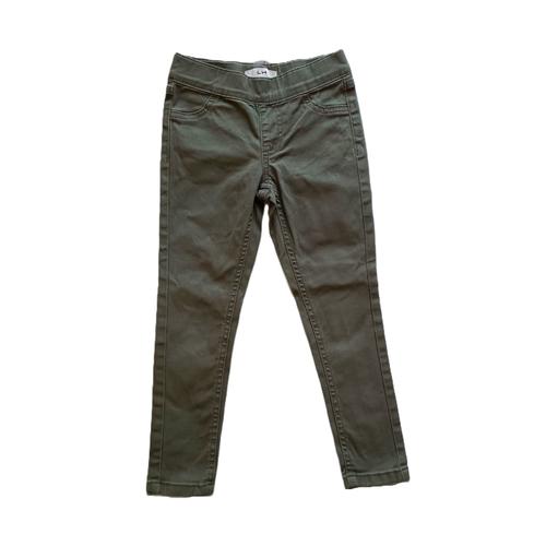 Pantalon Vert Kaki. Slim. La Halle. Taille 4 Ans.