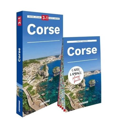 Corse - Guide + Atlas + Carte 1/170 000