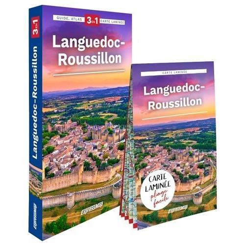 Languedoc-Roussillon - Guide + Atlas + Carte Laminée 1/350 000