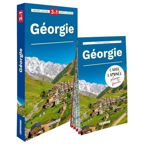 Géorgie - Guide + Atlas + Carte Laminée 1/450 000