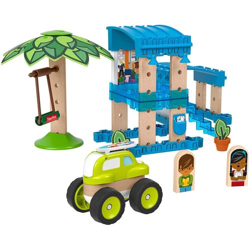 Fisher-Price Wonder Makers Coffret De Construction La Maison Sur La Plage, Jouet Pour Enfant Dès 3 Ans, Gfj13