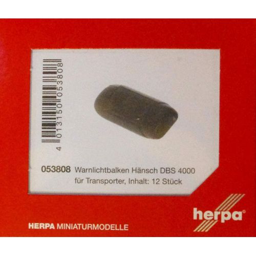 Herpa 053808 Hänsch Dbs 4000 Accessoires De Barre De Signalisation Pour Fourgons-Herpa