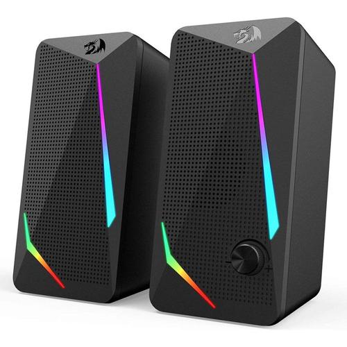 Enceinte PC REDRAGON GS510 RGB 2x35W LED colorés, USB