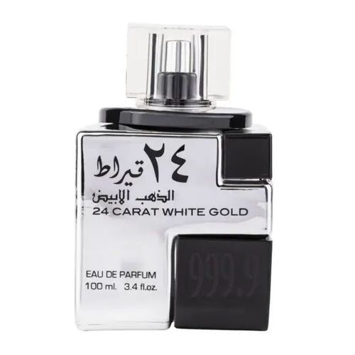 24 Carat White Gold 100ml Lattafa, Perfumes For Men