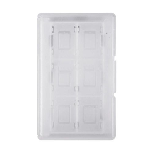 24-En-1 Tf Card Box Jeu Memory Card Case Support De Rangement Pour Nintendo Switch Blanc