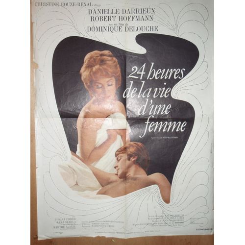 24 Heures De La Vie D'une Femme - 1968 - Affiche Originale Plie 60 X 80 - Danielle Darrieux - Stephan Zweig - Ferracci