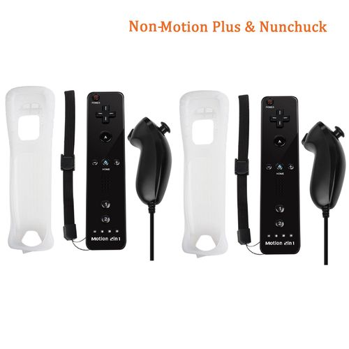 24-No-106 - Manette De Jeu Sans Fil 2 En 1 Pour Jeux Nintendo Wii U, Tlcommande, Joystick
