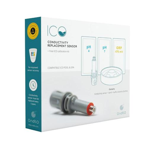 Ico capteur conductivité, surmoulé, twist et lock + kit calibration