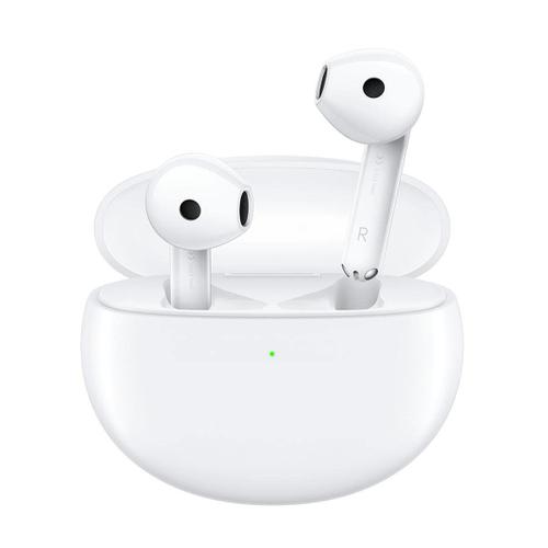 Oppo Enco Air2- Casque sans fil, Bluetooth 5.2, réduction du bruit, chargement sans fil, batterie de grande capacité, blanc