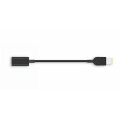 Lenovo USB-C to Slim-tip Cable Adapter - Adaptateur pour prise d'alimentation - 24 pin USB-C femelle pour alimentation mâle