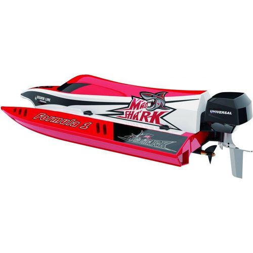 Amewi F1 Mad Shark V2 Bateau Rc Déant Motorisé Prêt Fonctionner Rtr 430 Mm