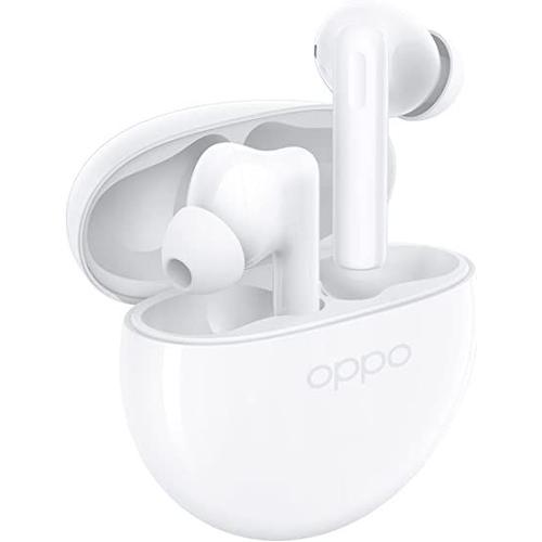 OPPO Enco Buds 2 - Écouteurs Bluetooth sans Fil - Son HD - Appels Clairs - 28H d'Autonomie - Ultra Léger - Résistant à l'eau IPX4 - Blanc