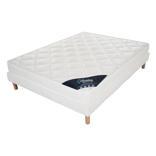 Ensemble Matelas Mousse Senso + Sommier 160x200 Hauteur 17cm