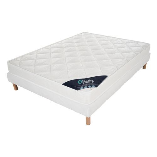 Ensemble Matelas Mousse Senso + Sommier 140x200 Hauteur 17cm