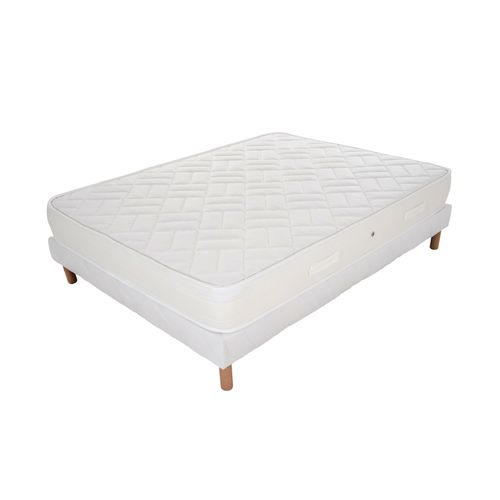 Ensemble Matelas Mousse Zen + Sommier 180x200 Hauteur 20cm