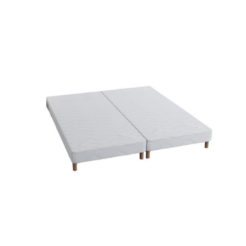 Sommier Tapissier 200x200 (2x100x200) + Jeu De Pied Offert