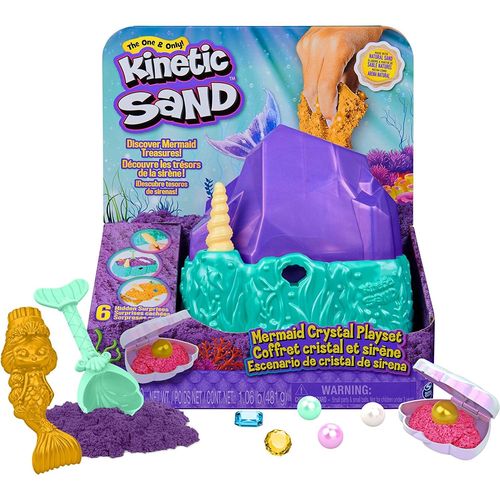 Kinetic Sand Coffret Cristal Et Sirènes