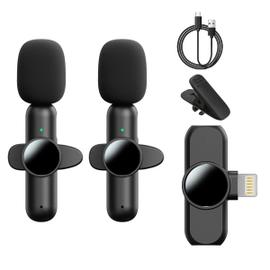 Micro Cravate Sans Fil Pour Iphone Ipad,Microphone Plug-Play Sans