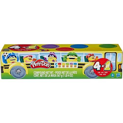 Hasbro Play-Doh 4+1 Rentrée Des Classes Pack De 5 Pots