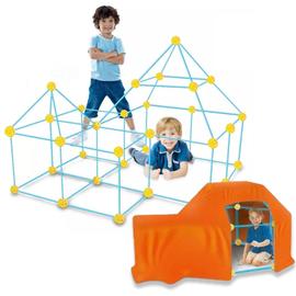 Kit de construction de fort pour enfants, kit de nuits de construction,  construire votre propre repaire, bricolage, châteaux multicolores 3D,  tunnels, tentes, ensemble de jouets pour filles et garçons - AliExpress