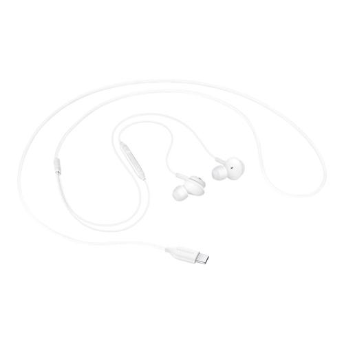 Samsung EO-IC100 - Écouteurs avec micro - intra-auriculaire - filaire - USB-C - blanc