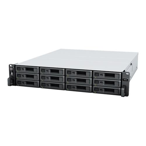 Synology RackStation RS2423+ - Serveur NAS - 12 Baies - rack-montable - SATA 6Gb/s - RAID RAID 0, 1, 5, 6, 10, JBOD - RAM 8 Go - Gigabit Ethernet / 10 Gigabit Ethernet - iSCSI support - 2U