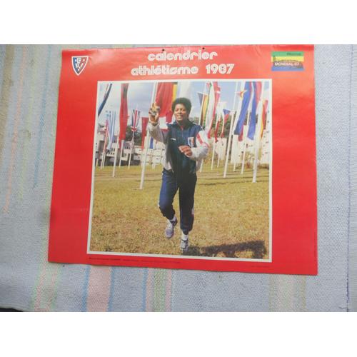 Calendrie Athlétisme 1987