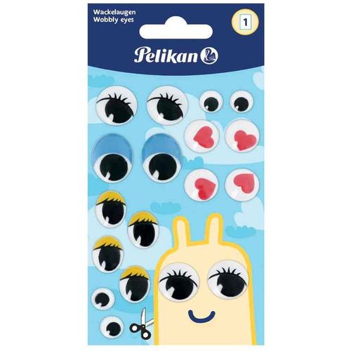 Pelikan Sticker Oeil Mobile, 1 Planche De 18 Pièces