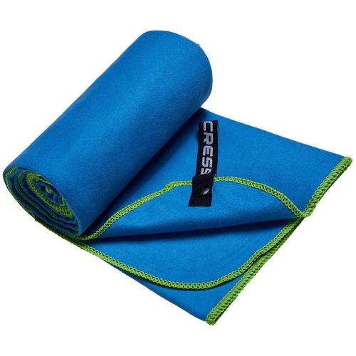 Cressi Microfibre Fast Drying Serviette Sport Adulte Unisexe, Azur/Vert, 160x80 Cm