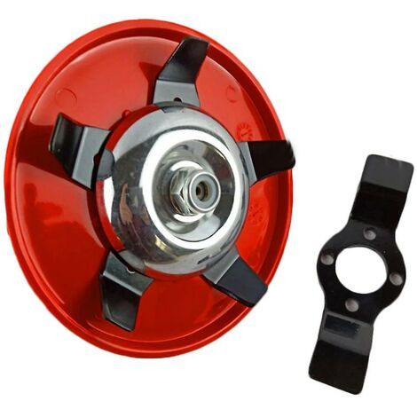 Tondeuse à gazon Disque de désherbage Débroussailleuse Tondeuse à gazon Disque de désherbage Débroussailleuse (Rouge)-BDD