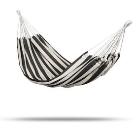 Hamac De Jardin Noir Et Blanc Hamac En Toile Hamac Balançoire Épaissi Camping Décontracté Simple Avec Sac En Nylon-Bdd