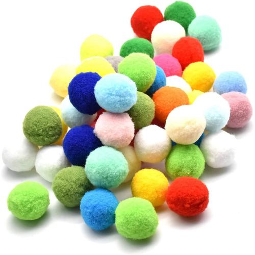 50 Pièces Chat Jouets Balles 3 Cm, Boules De Chat Colorées Douces Pompons De Chat Balle Chaton Jouet Pour Animaux De Compagnie Jouet Interactif Pour Chat Chatons Chien