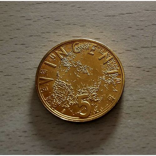 Pays Bas 2003 - Van Gogh - 5 Euros Commemorative Plaque Or Vergoldet