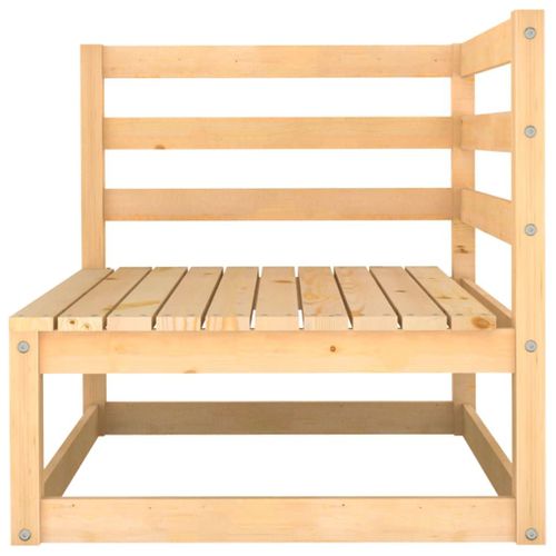 Vidaxl Canapé 2 Places De Jardin Avec Coussins Bois De Pin Massif