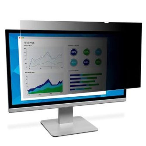 Privacy Filter 27`` 16.9 AntiGlare, Frameless, Black Screen Attachment: Attachment Strips and Slide Mount Tabs