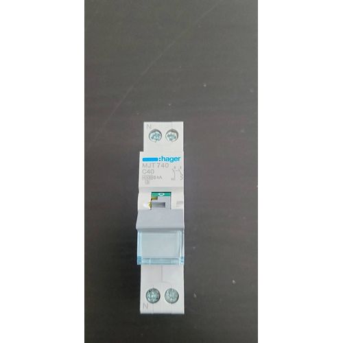 Disjoncteur 1P+N 4.5-6kA courbe C 40 A 1 module