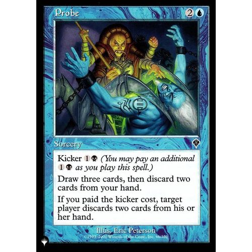 Probe (Sonde) - Magic - Invasion Vo - The List - Sigle Planeswalker - C - 66