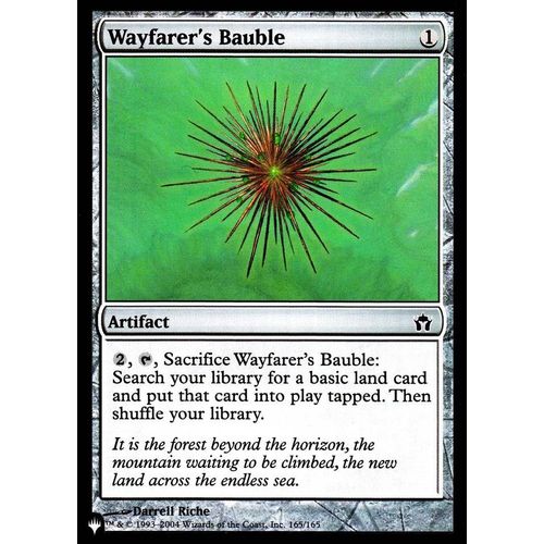 Wayfarer's Bauble (Babiole Du Voyageur) - Magic - Cinquième Aube Vo - The List - Sigle Planeswalker - C - 165